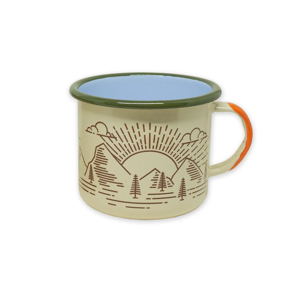 Be The Outsider Enamelware Mug 16oz - Image 2