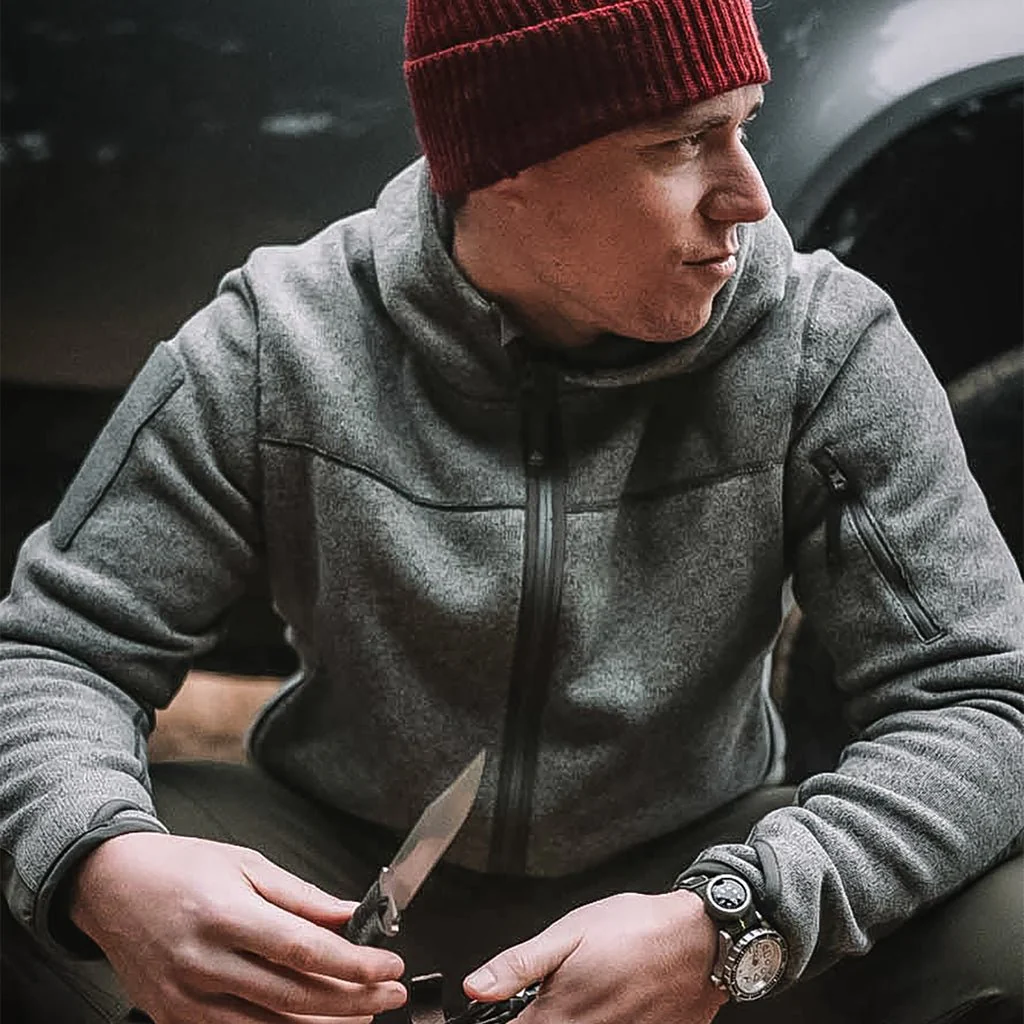Chase Hoodie - Gray Stone - Image 9
