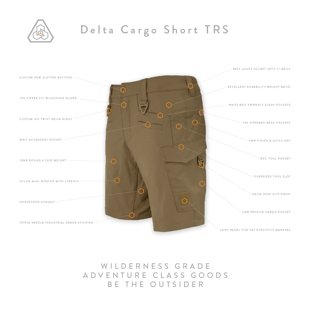 Delta Cargo Short TRS - All Terrain Brown - Image 4