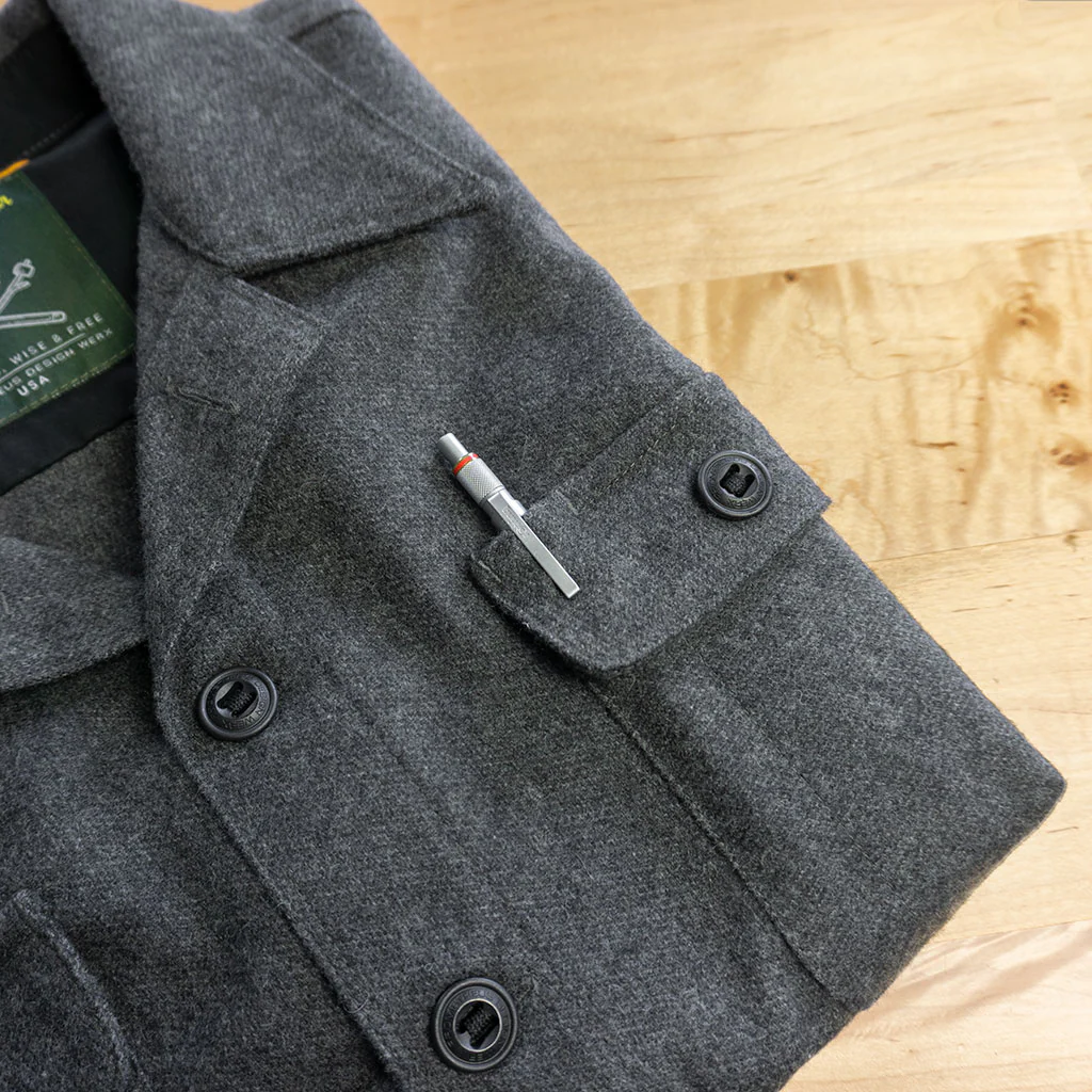 DRB Woodsman Shirt - Gray Tweed - Image 3