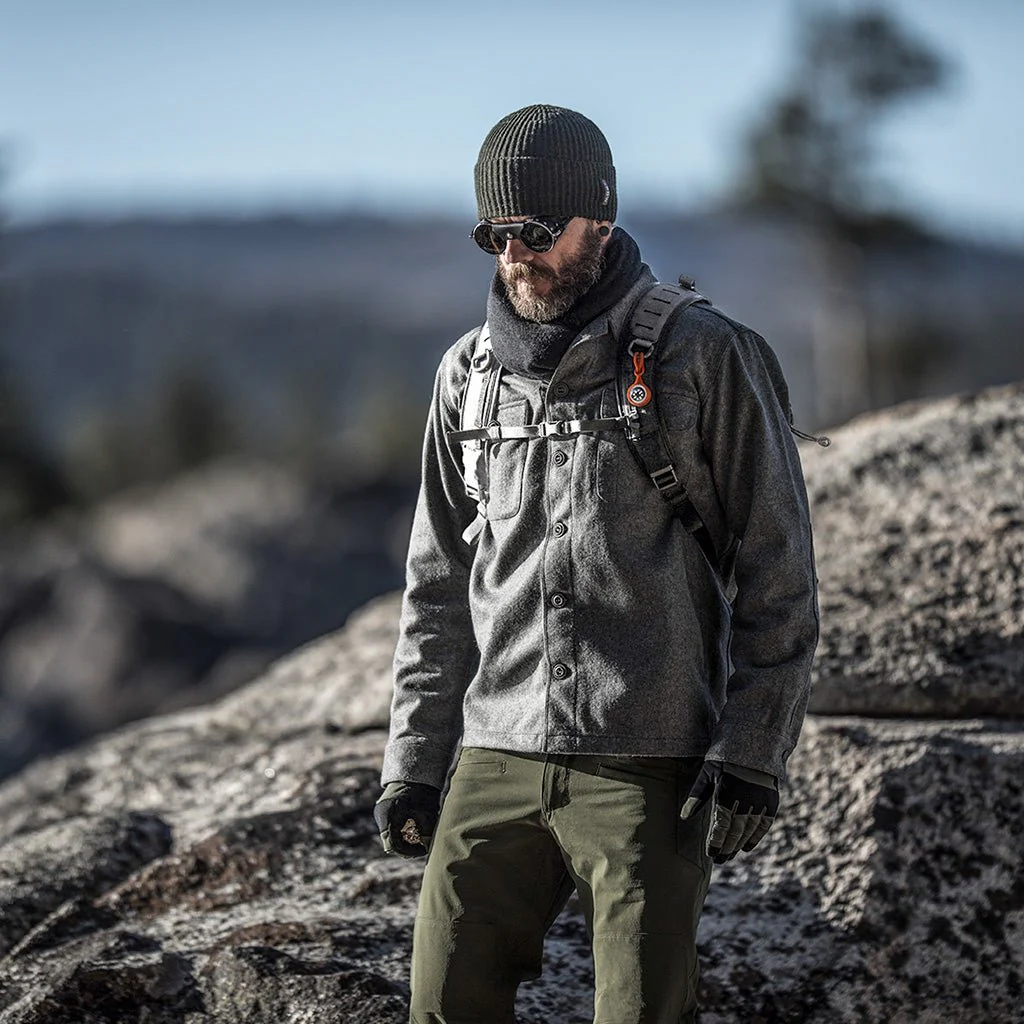 DRB Woodsman Shirt - Heather Gray - Image 4