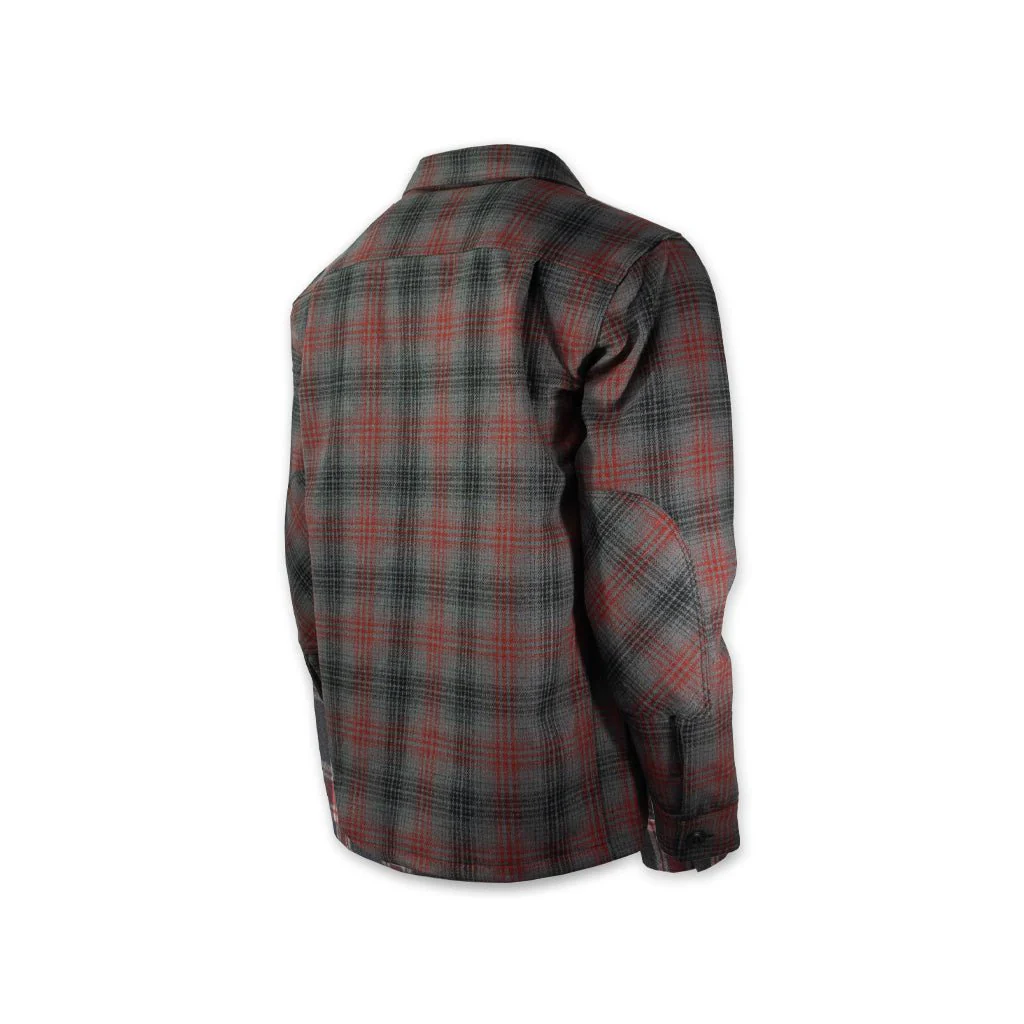 DRB Woodsman Shirt - Merino Red-Black-Gray Plaid - Image 2