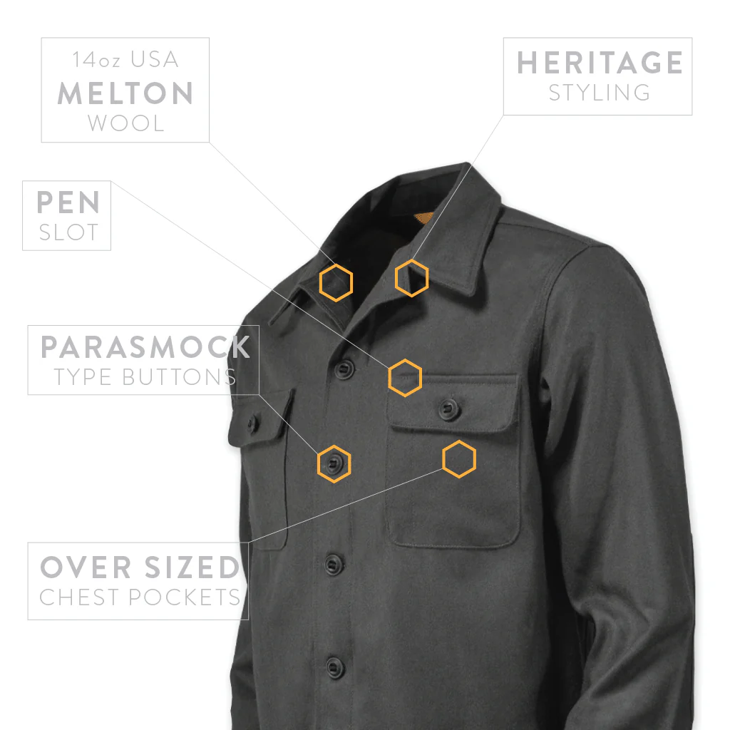 DRB Woodsman Shirt - Owl Gray - Image 4