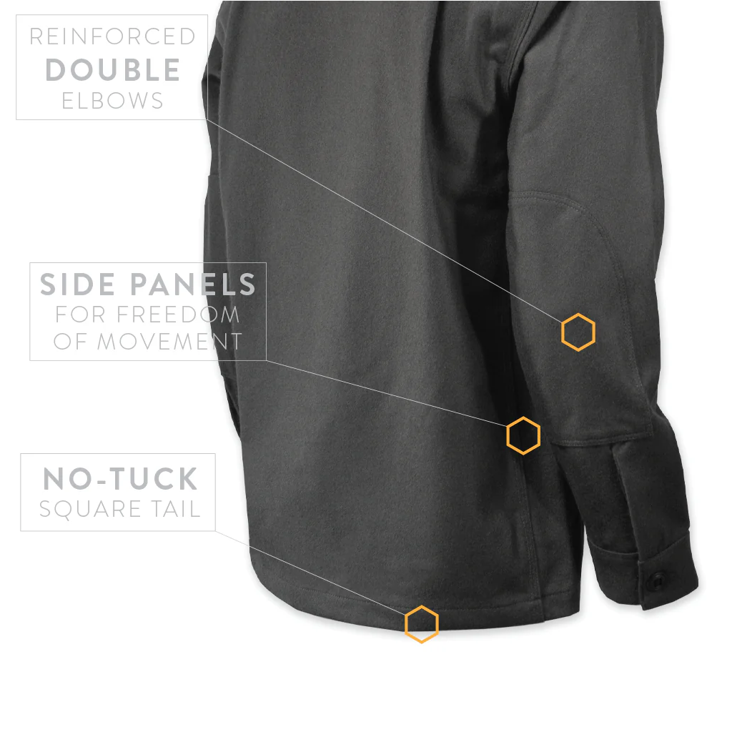 DRB Woodsman Shirt - Owl Gray - Image 5