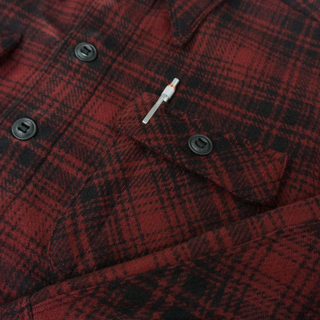 DRB Woodsman Shirt - Red-Black Plaid - Image 3