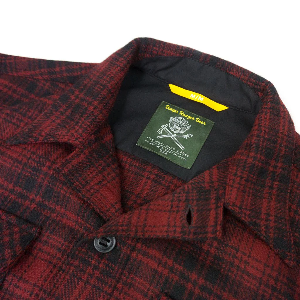 DRB Woodsman Shirt - Red-Black Plaid - Image 7