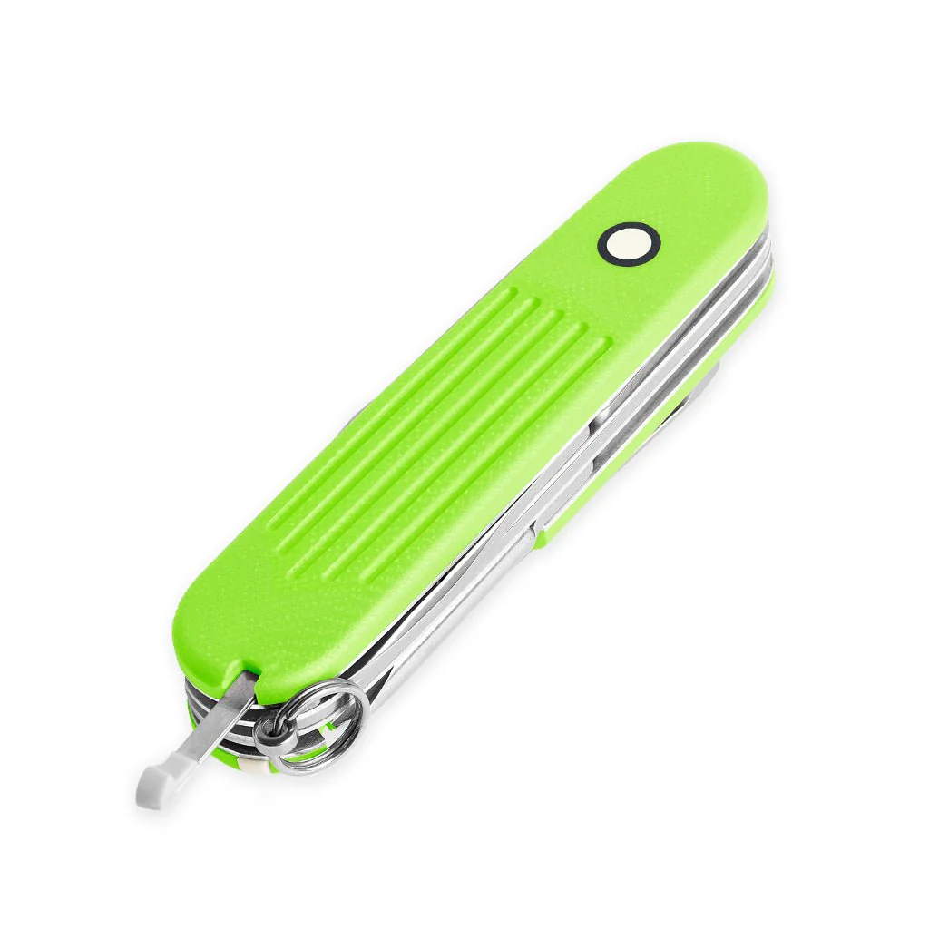 G10 SAK Scales Fullered - Neon Green - Image 3