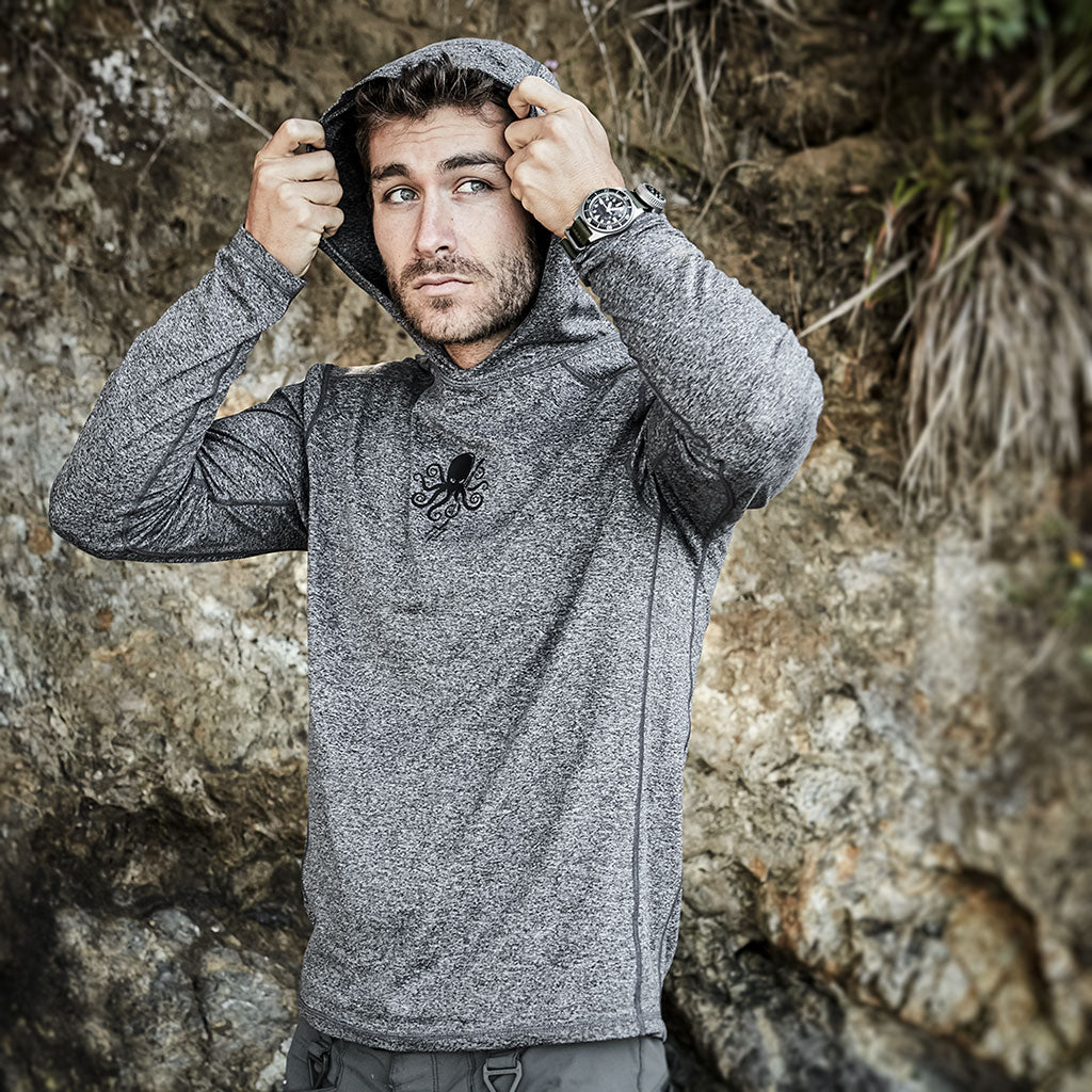 Helios Hoodie - Heather Basalt - Image 2