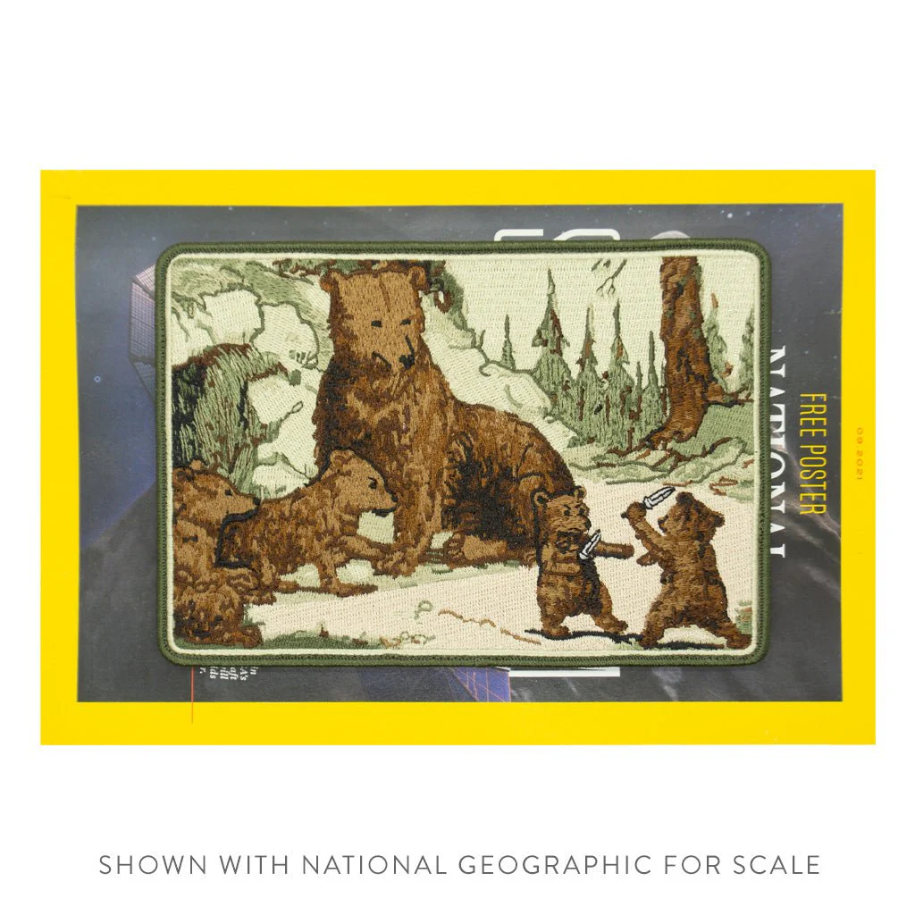 PDW Bear Cubs Knife Fight Morale Patch - Image 2