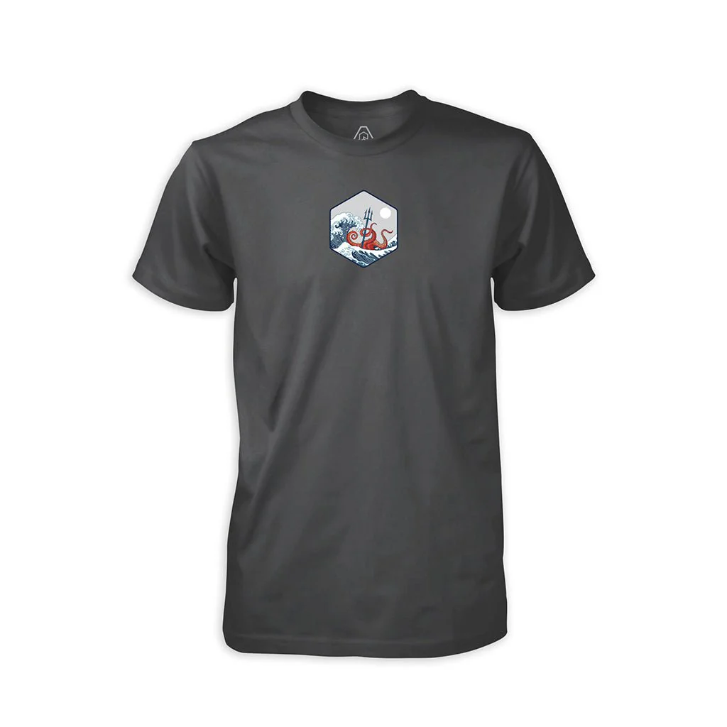 PDW Kraken Wave T-Shirt - Heavy Metal