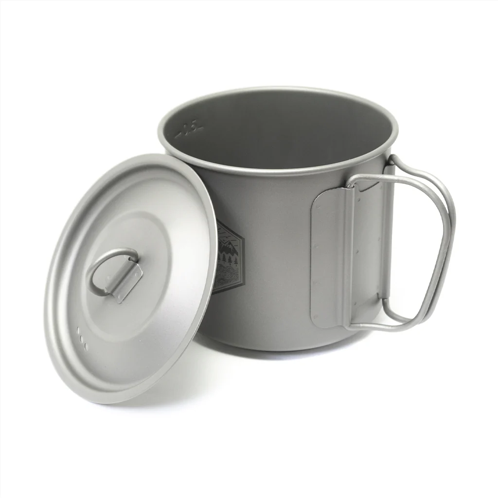 Ti-Line 600ML Mini Pot-Mug with Lid - Image 2