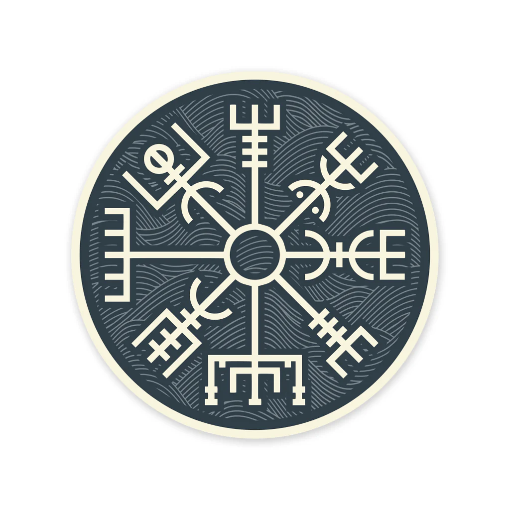 PDW Vegvisir Sticker