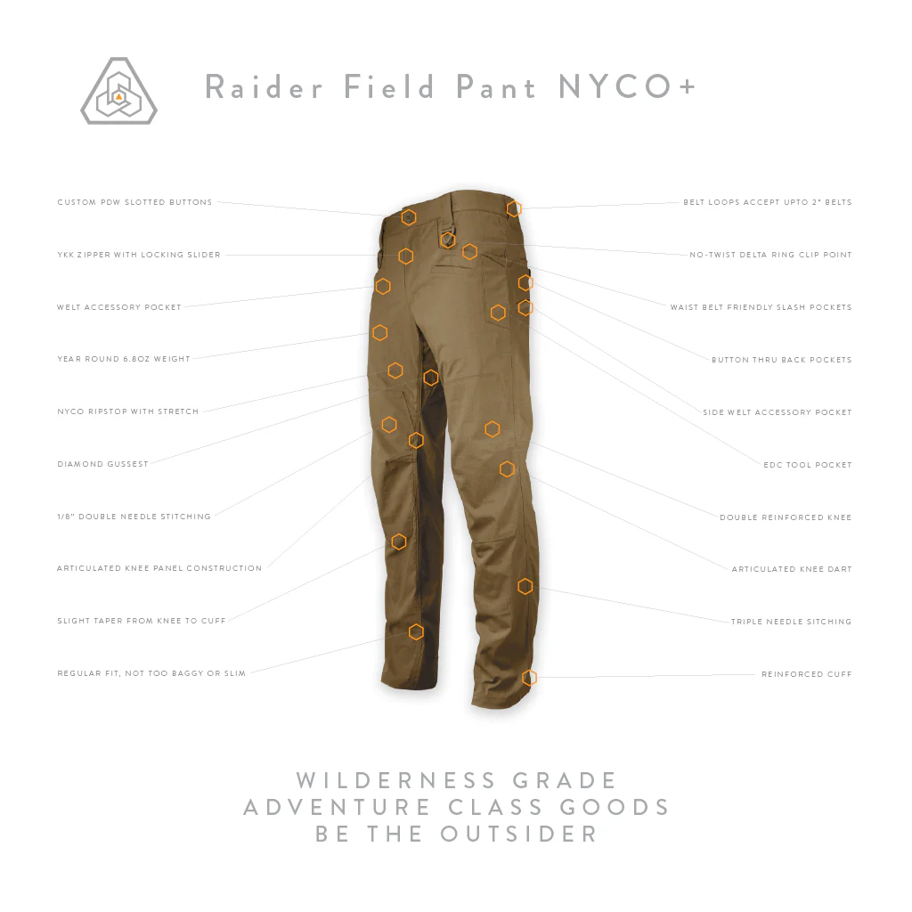 Raider Field Pant NYCO+ - All Terrain Brown - Image 4