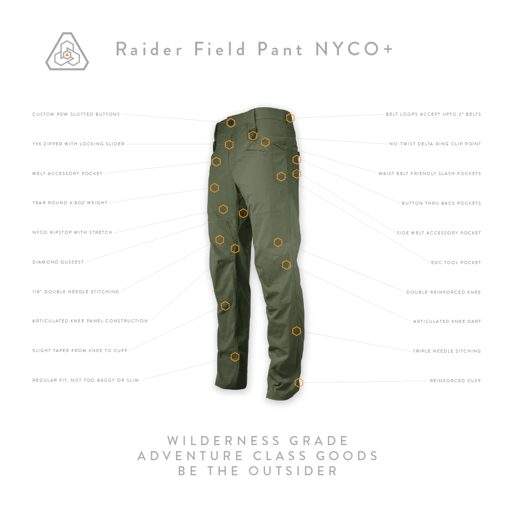 Raider Field Pant NYCO+ - Transitional Field Green - Image 4