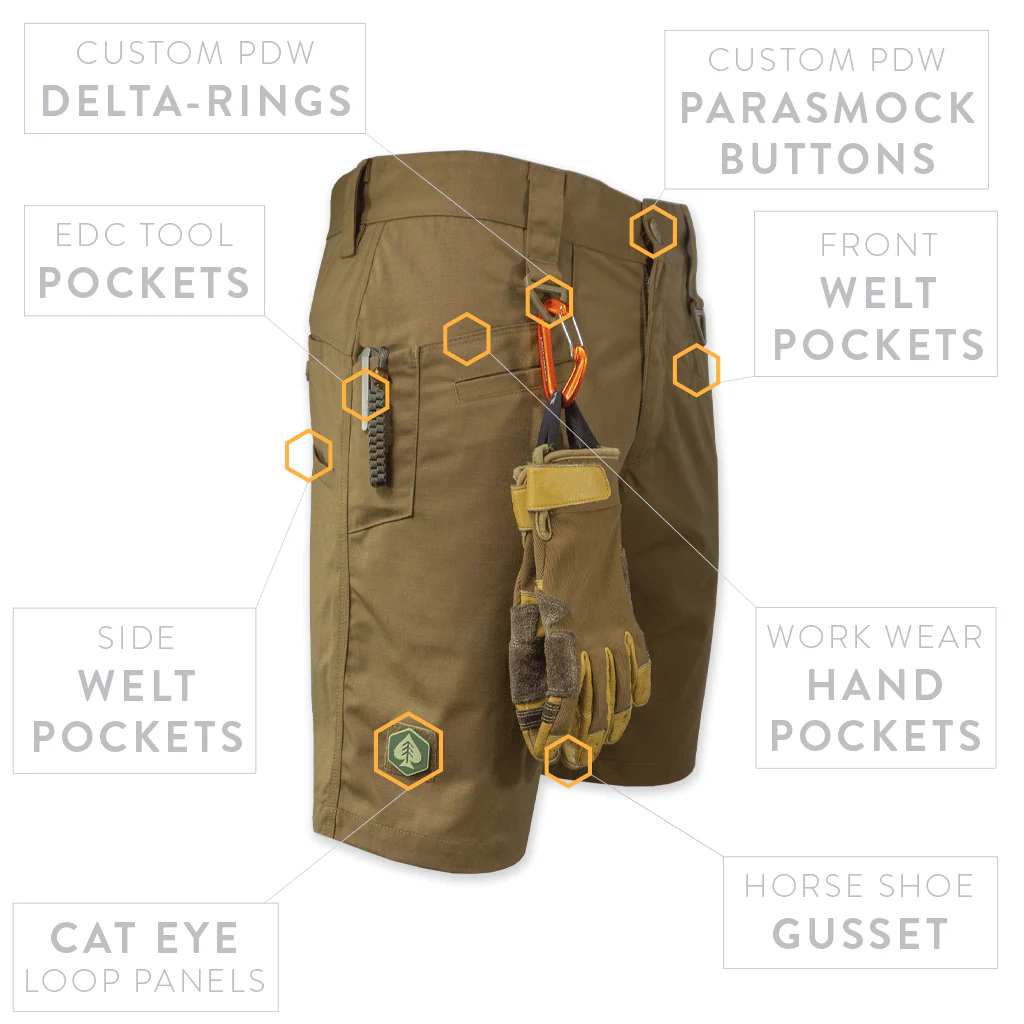Raider Field Short NYCO - All Terrain Brown - Image 3