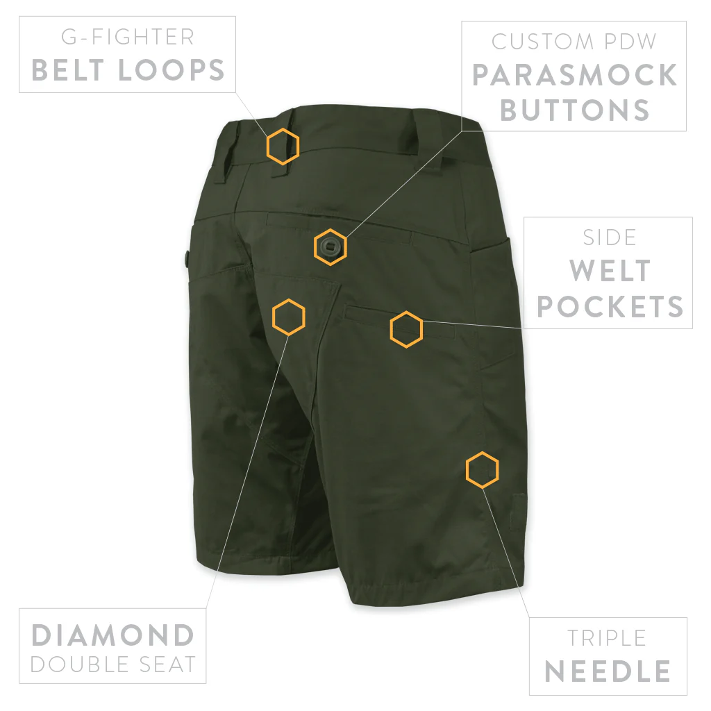 Raider Field Short NYCO - OD Green - Image 4