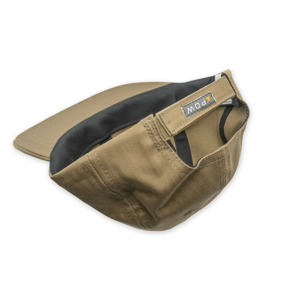 Six Panel Baseball Cap Herringbone Twill  - All Terrain Brown - Image 2