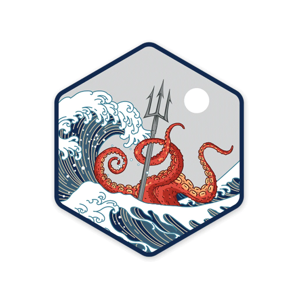 SPD Great Wave Kraken 2022 Sticker