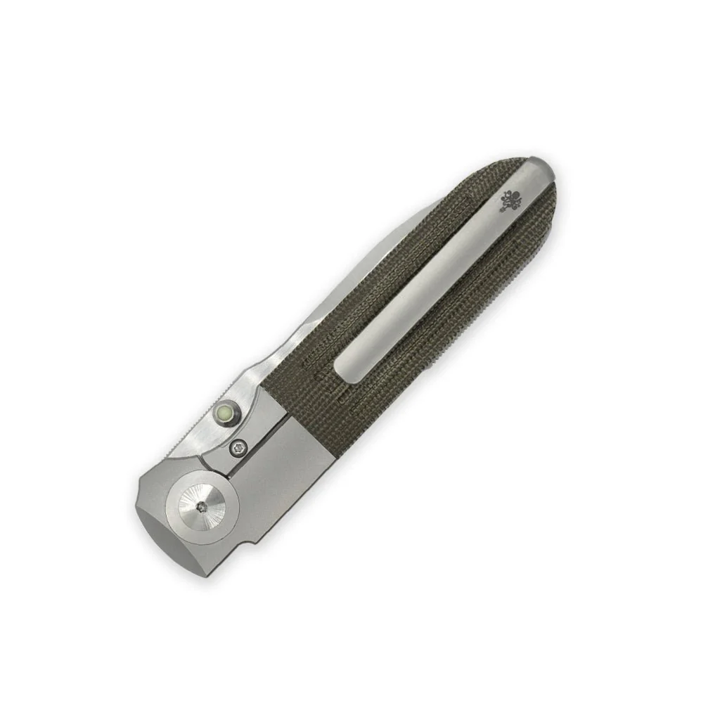 SPD Invictus-IBL - C-Micarta OD Green - Image 2