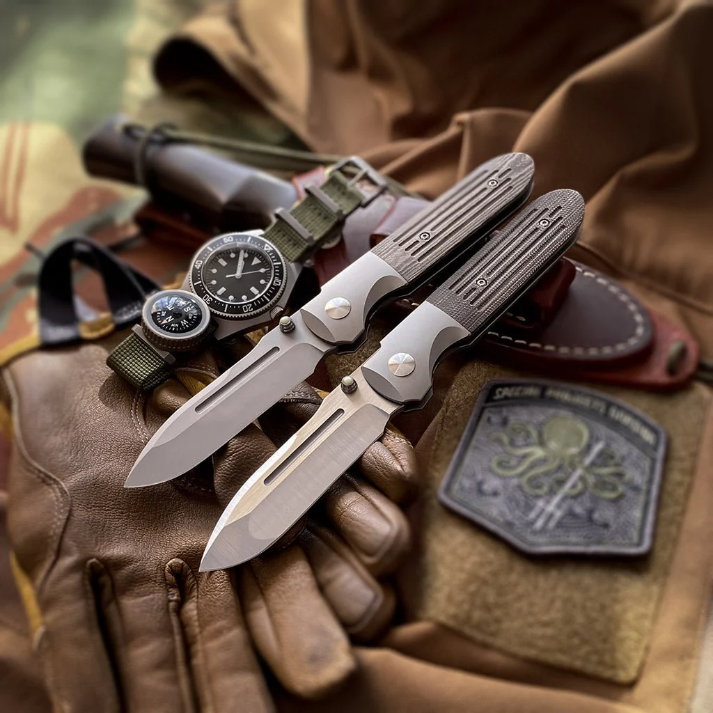 SPD Invictus-IBL - C-Micarta OD Green - Image 6