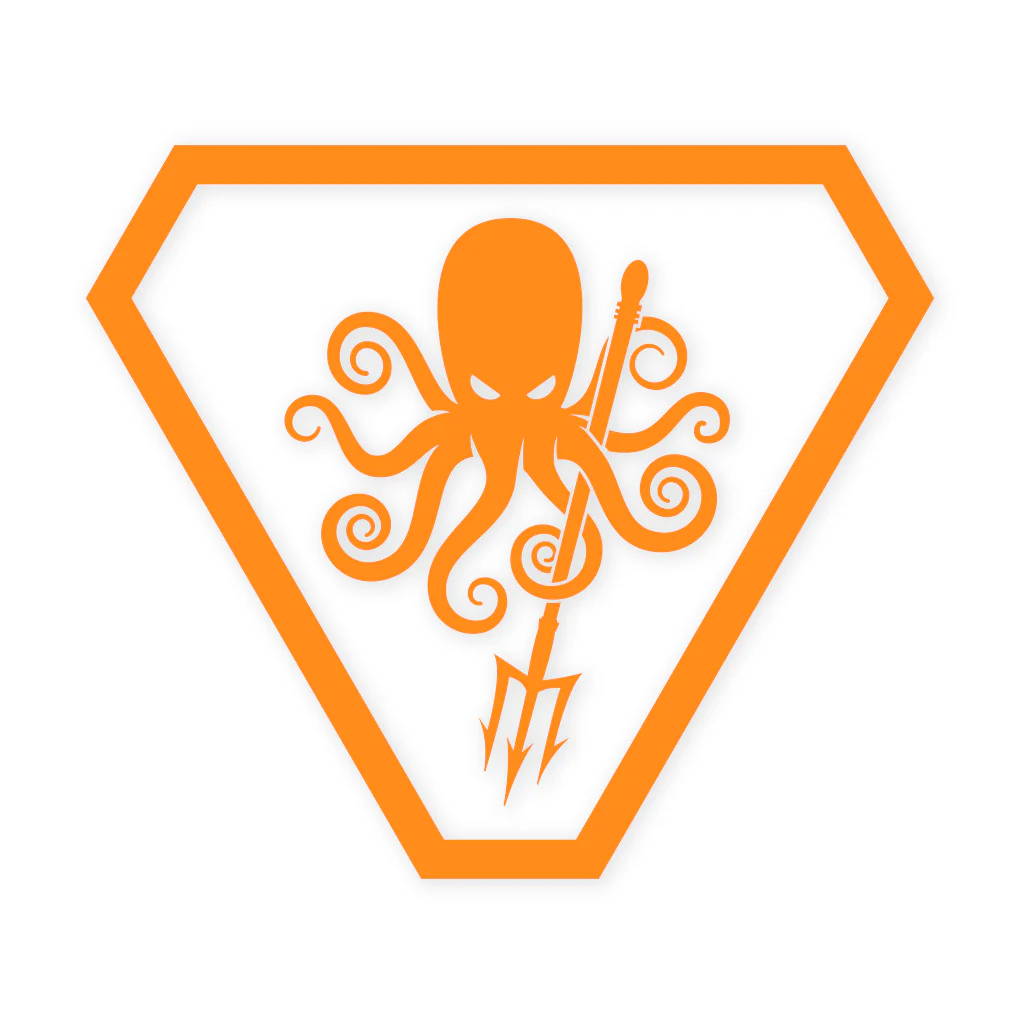 SPD Kraken ProCut Sticker - Orange