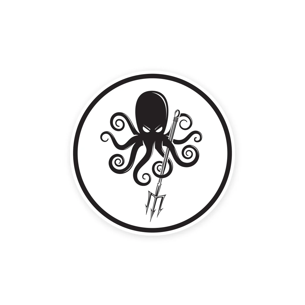 SPD Kraken Trident 2" Sticker