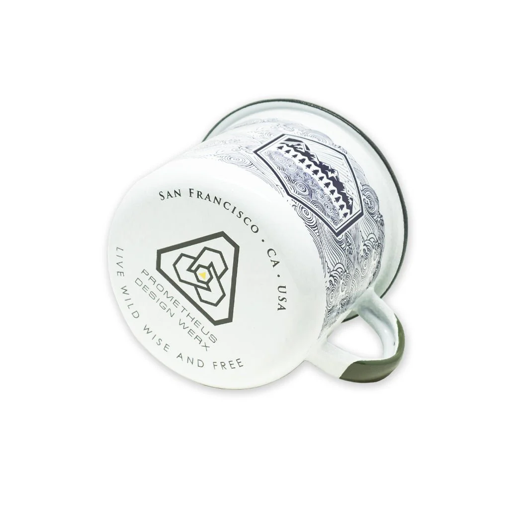 SPD Kraken Trident + AT Enamelware Mug 16oz - Image 3