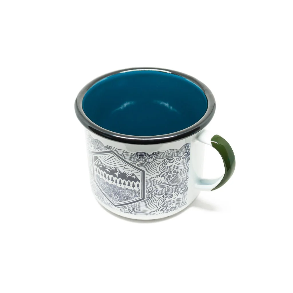 SPD Kraken Trident + AT Enamelware Mug 16oz - Image 4