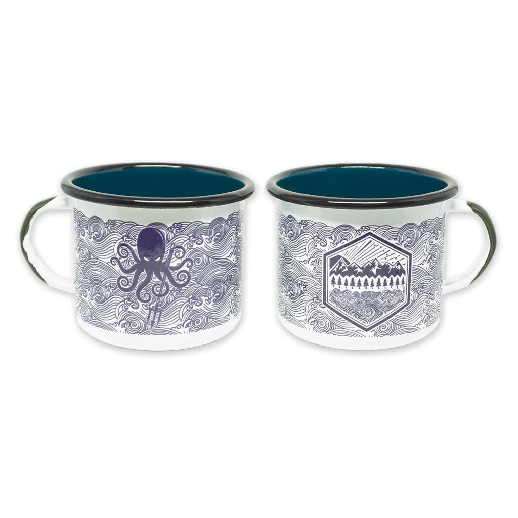 SPD Kraken Trident + AT Enamelware Mug 16oz - Image 5