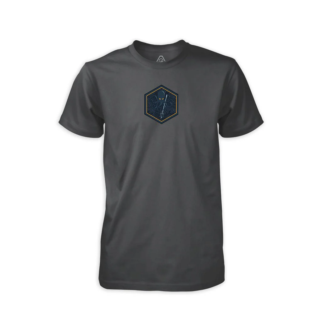 SPD Kraken Trident Deep Blue T-Shirt - Heavy Metal