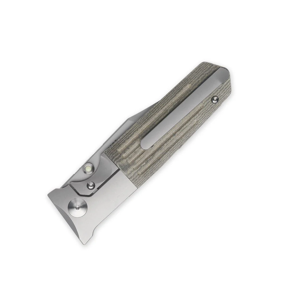 SPD STS-B - OD Green Linen Micarta - Image 2