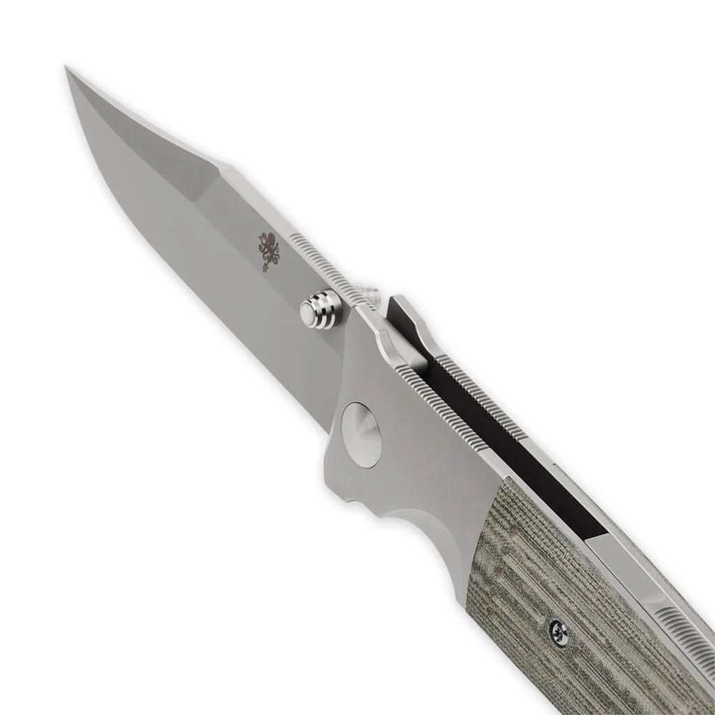 SPD STS-B - OD Green Linen Micarta - Image 3