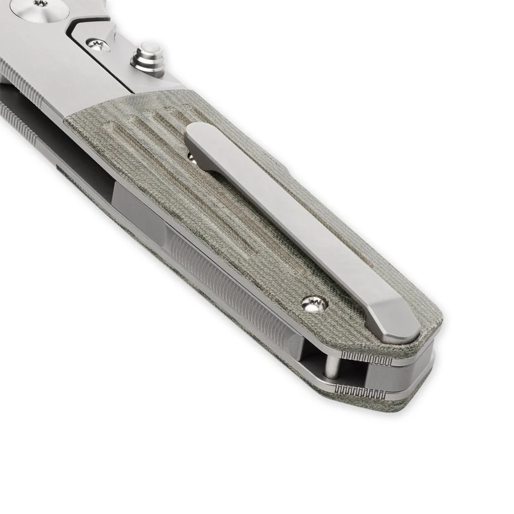 SPD STS-B - OD Green Linen Micarta - Image 4