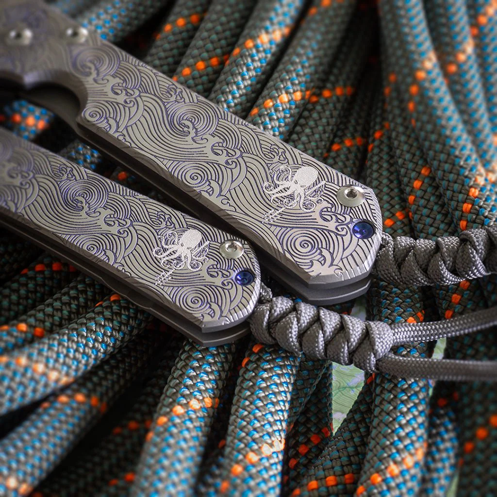 SPD X CRK Sebenza 31 Blue Wave - Large - Image 8