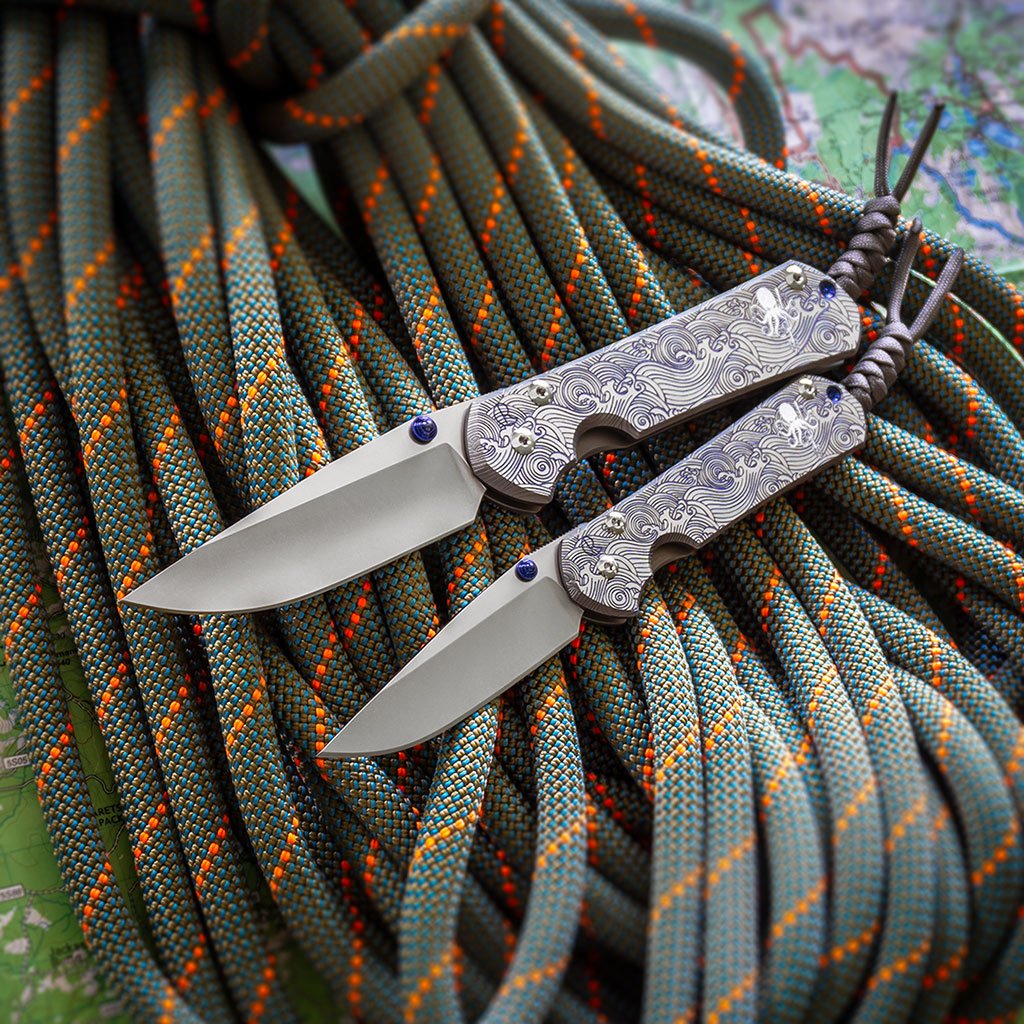 SPD X CRK Sebenza 31 Blue Wave - Small - Image 7