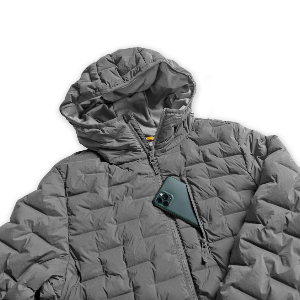 Stratus Down Hoodie - Mission Gray - Image 4