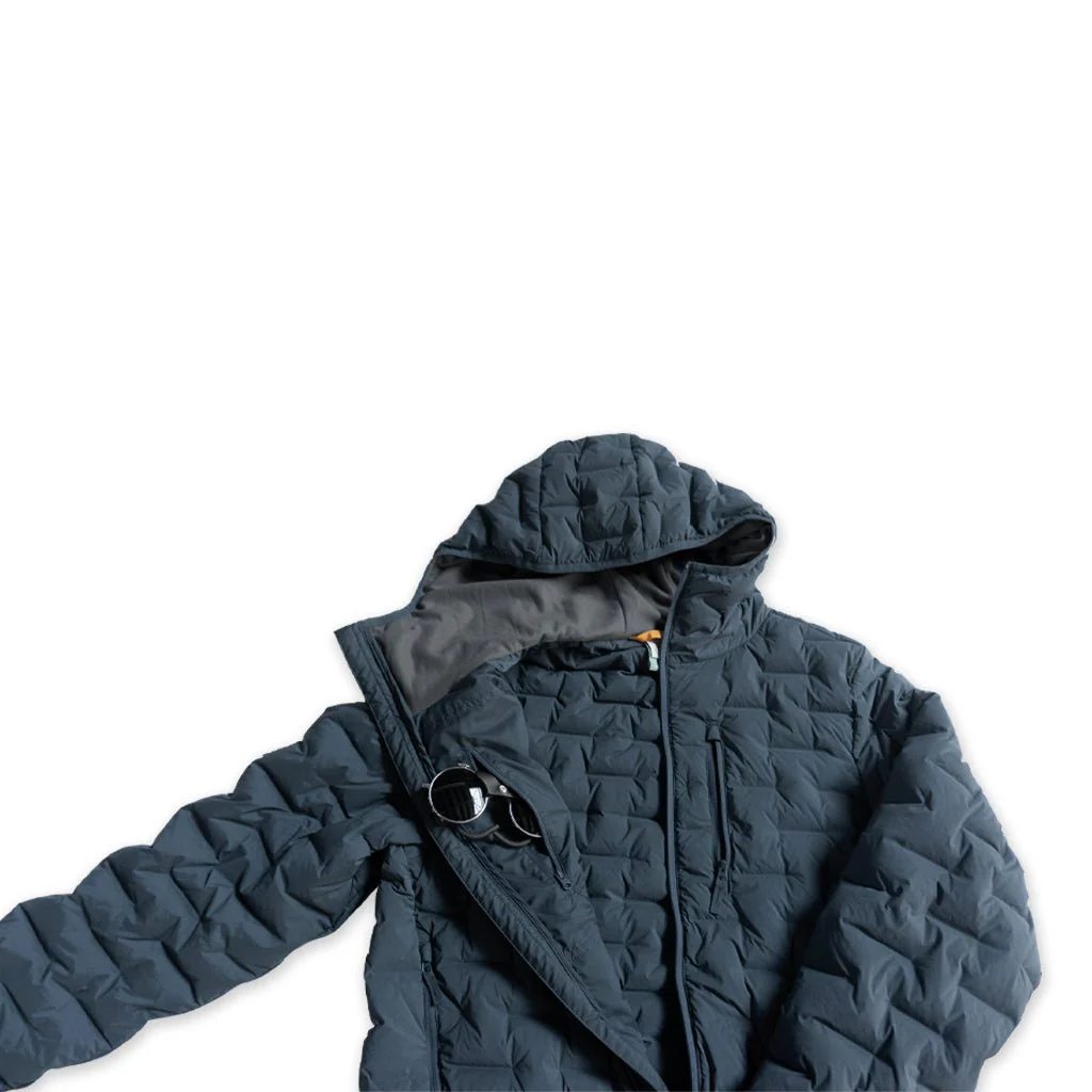 Stratus Down Hoodie - Outpost Blue - Image 3