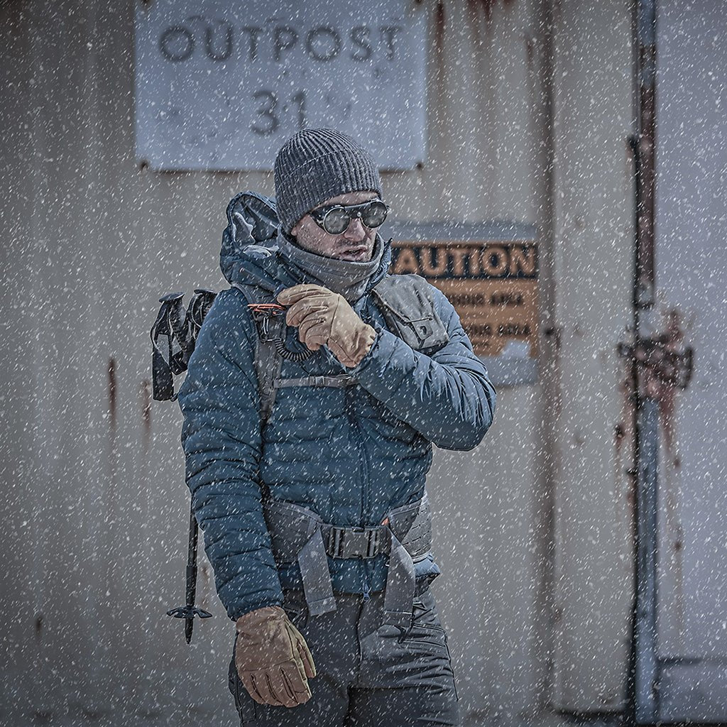 Stratus Down Hoodie - Outpost Blue - Image 8