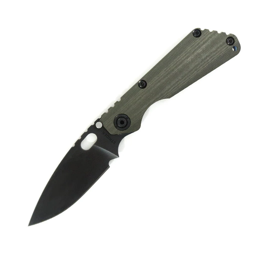 Strider SnG Black Oxide OD CC Handle - WS